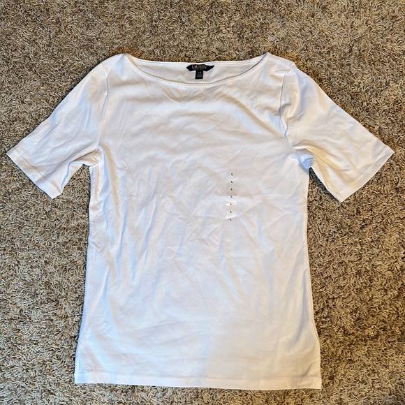 Lauren Ralph Lauren Tops - Lauren Ralph Lauren- White Blouse - Size L